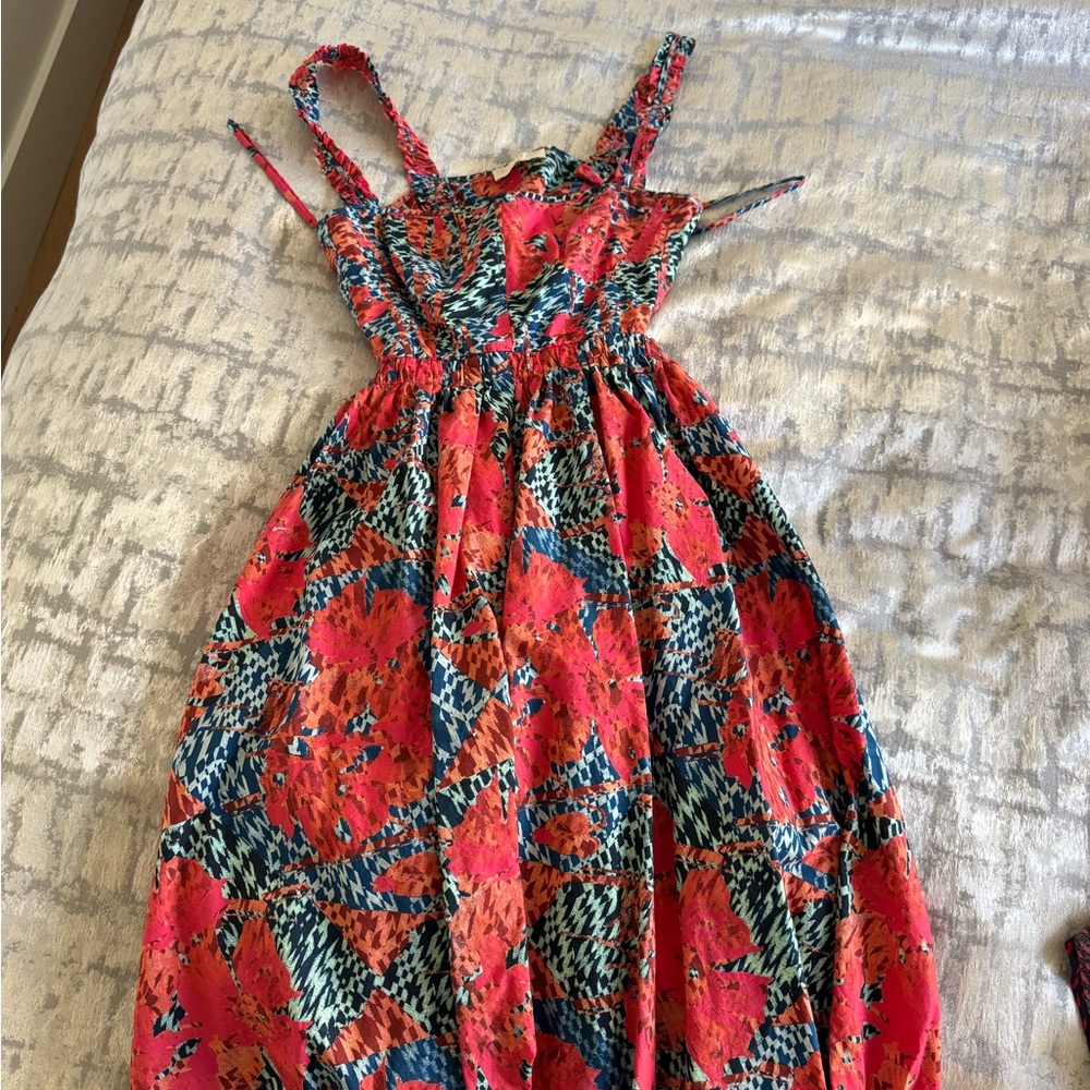 Ulla Johnson floral bubble hem dress - Picture 2 of 4